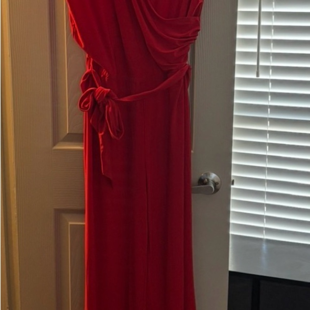 Elegant Red Women's Dress
